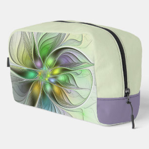 Colourful Fantasy Flower Modern Abstract Fractal Dopp Kit