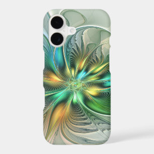 Colourful Fantasy Modern Abstract Flower Fractal