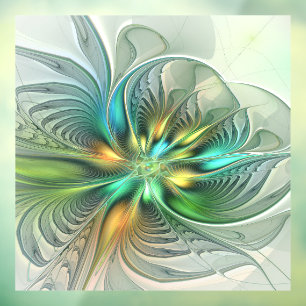 Colourful Fantasy Modern Abstract Flower Fractal