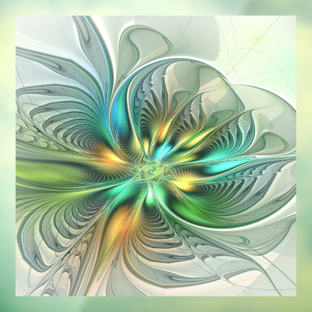 Colourful Fantasy Modern Abstract Flower Fractal (Sheet 3)