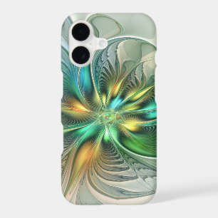 Colourful Fantasy Modern Abstract Flower Fractal