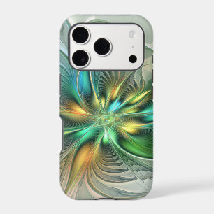 Colourful Fantasy Modern Abstract Flower Fractal