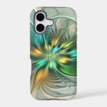 Colourful Fantasy Modern Abstract Flower Fractal