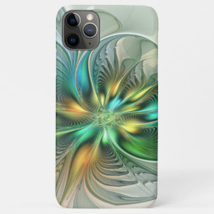 Colourful Fantasy Modern Abstract Flower Fractal iPhone 11 Pro Max Case