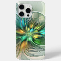 Colourful Fantasy Modern Abstract Flower Fractal
