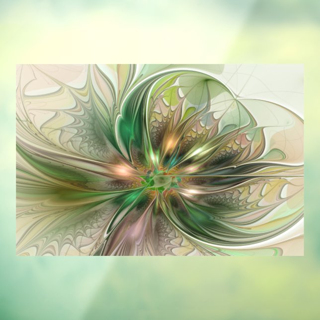 Colourful Fantasy Modern Abstract Fractal Flower (Sheet 3)