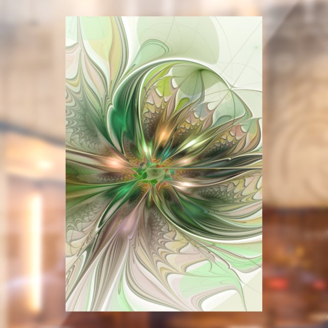Colourful Fantasy Modern Abstract Fractal Flower (Sheet 2)
