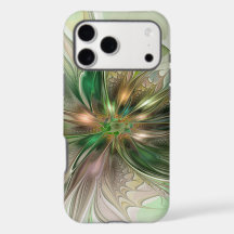 Colourful Fantasy Modern Abstract Fractal Flower