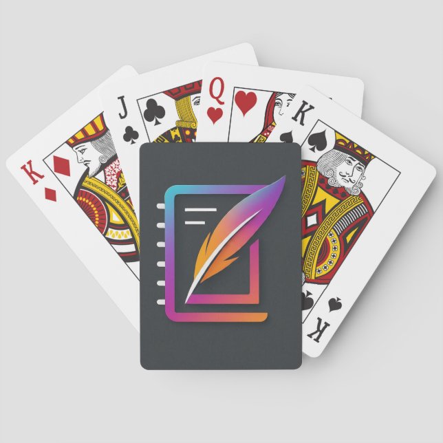 Colourful Father-Designed Deck Playing Cards (Back)