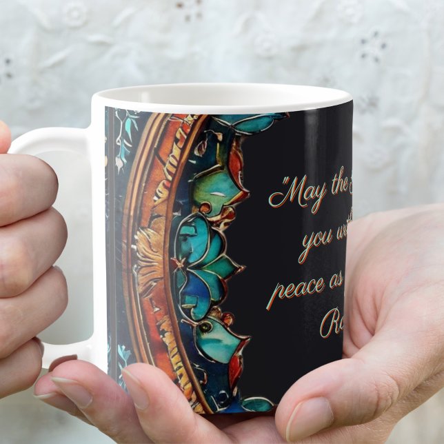 Colourful Faux Glass Customisable  Coffee Mug (Creator Uploaded)