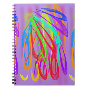 Colourful Feathers Notebook
