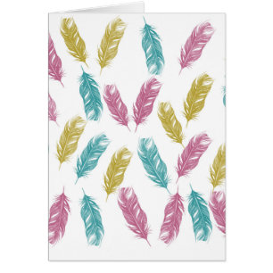 Colourful Feathers pattern
