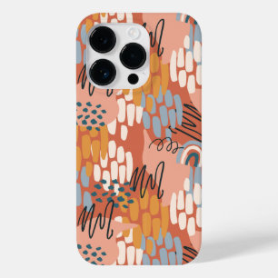 colourful feminine abstract mosaic Case-Mate iPhone 14 pro case