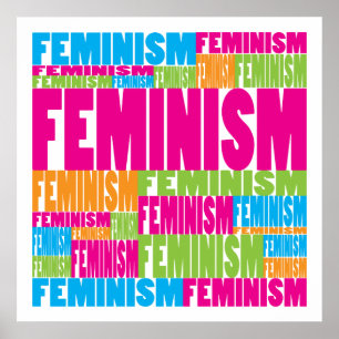 Colourful Feminism Poster