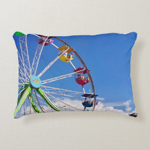 Colourful Ferris Wheel Decorative Cushion