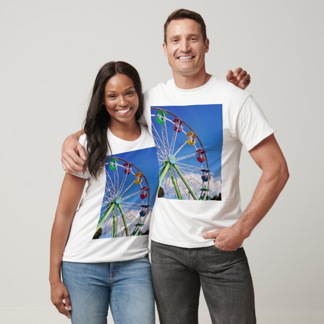 Colourful Ferris Wheel T-Shirt (Unisex)
