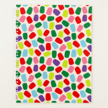 Colourful Festive Blush Pink Candy Pattern
