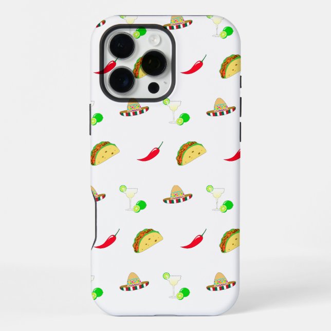 Colourful Festive Cinco de Mayo 2025 Dancing Cactu iPhone Case (Back)