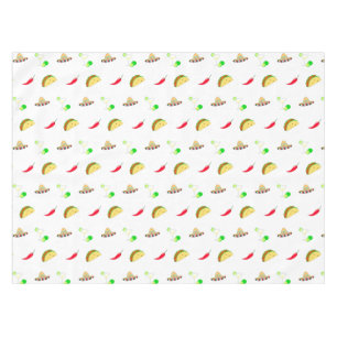 Colourful Festive Cinco de Mayo 2025 Dancing Cactu Tablecloth