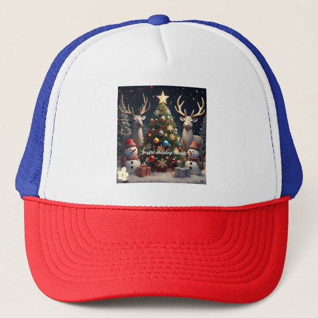 "Colourful Festive Delights" Trucker Hat (Front)