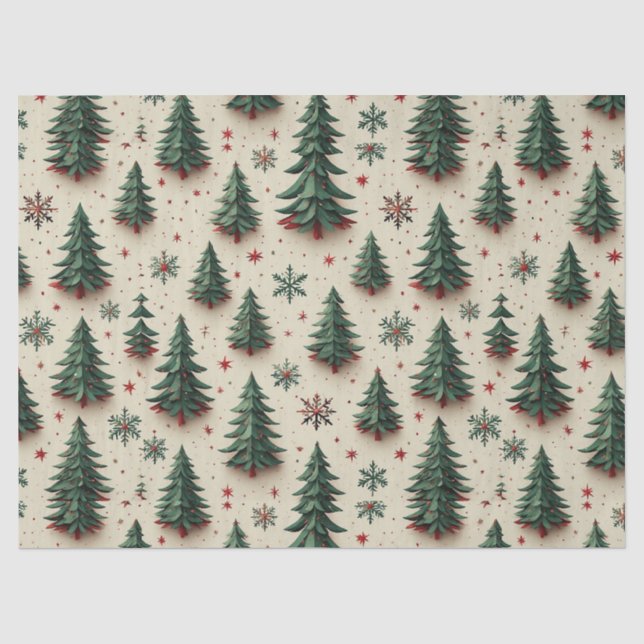 Colourful Festive Pattern Tissue Paper (Front)