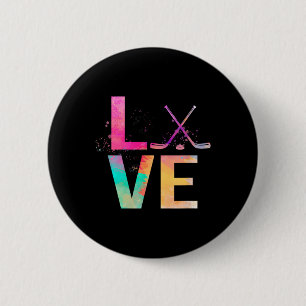 Colourful Field Hockey Mum Gifts Field Hockey 6 Cm Round Badge