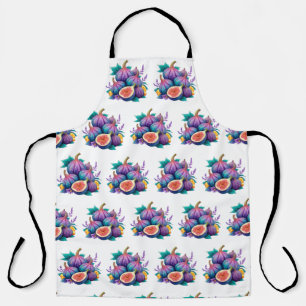 Colourful fig apron