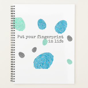 Colourful Fingerprints Planner