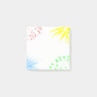 Colourful fireworks funny cheerful