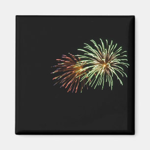 Colourful Fireworks Magnet