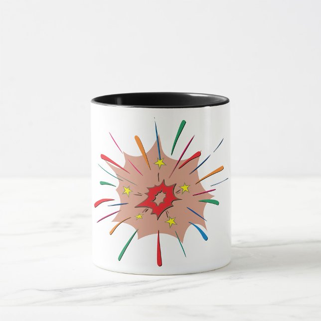 Colourful Fireworks Mug (Creator Uploaded)