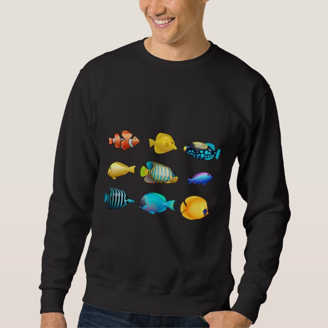 Colourful Fish Collection Sweatshirt (Front)