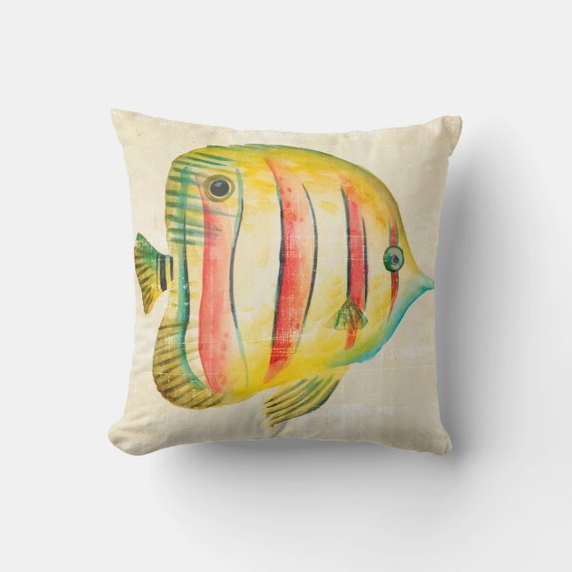 Colourful Fish Cushion (Front)