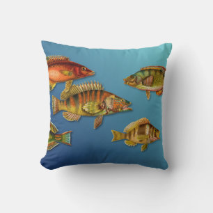 Colourful Fish Cushion