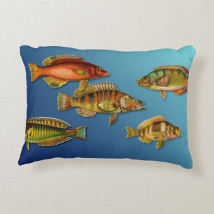 Colourful Fish Decorative Cushion