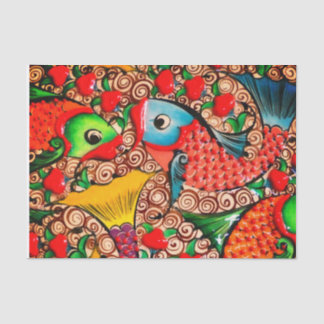 Colourful Fish Design Tissue Paper