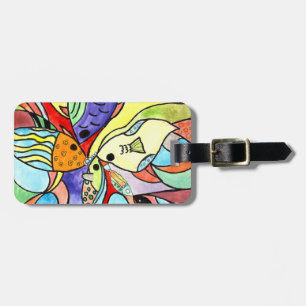 Colourful Fish Luggage Tag