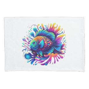 Colourful Fish Pillowcase