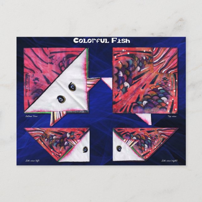 Colourful Fish Postcard (Front)