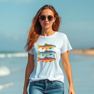 Colourful Fish Rainbow Trout T-Shirt