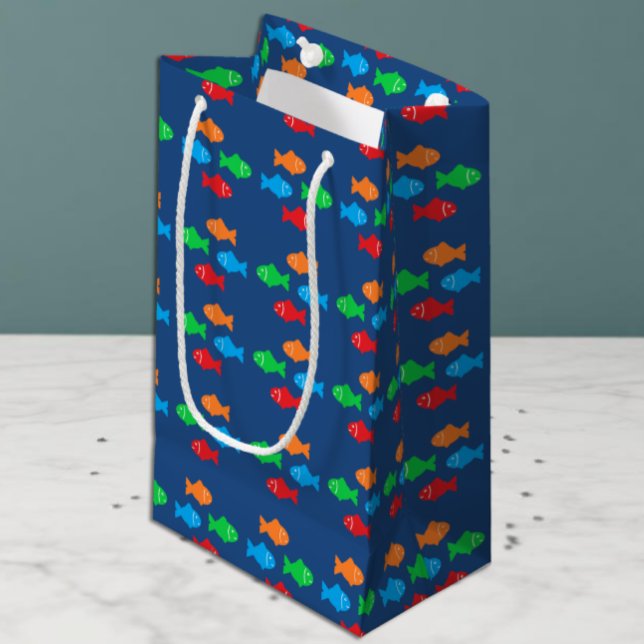Colourful Fish Small Gift Bag (Creator Uploaded)