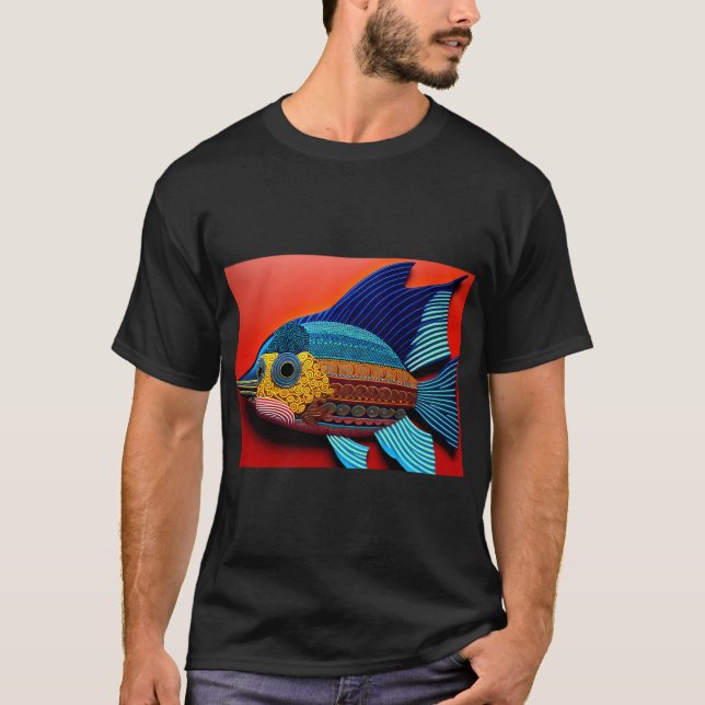 Colourful fish T-Shirt (Front)