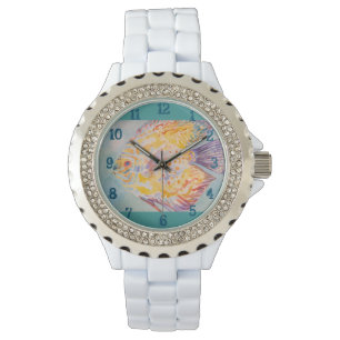 Colourful Fish Watercolour Womens Sea Coastal Watch