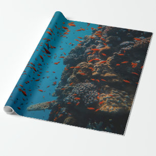 Colourful Fishes And Reefs Wrapping Paper