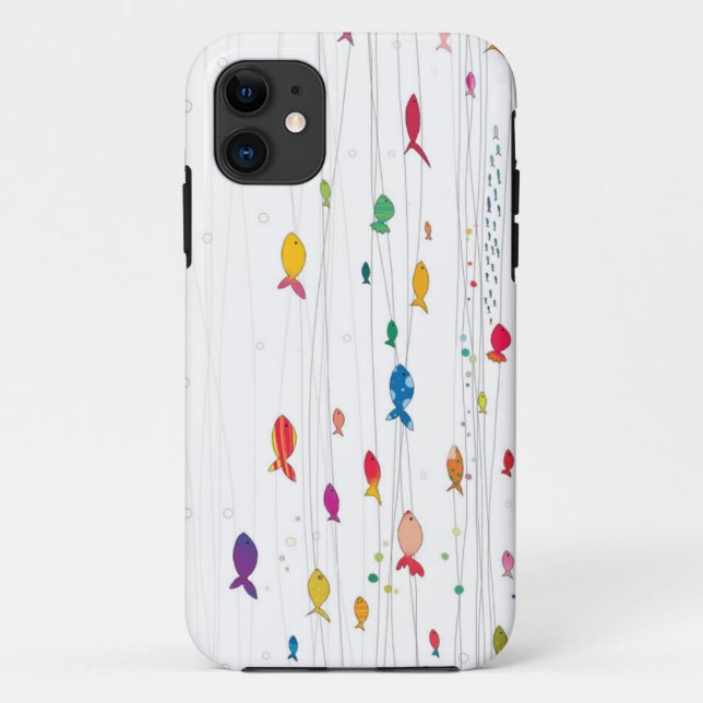 colourful fishies Case-Mate iPhone case (Back)