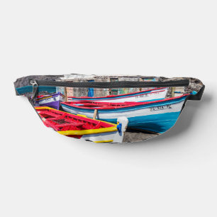 Colourful Fishing Boats, Cape Verde Bum Bags