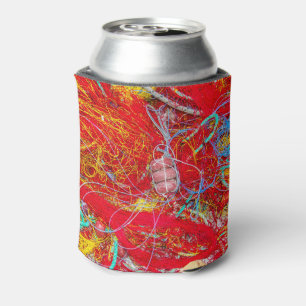 Colourful fishing nets can cooler