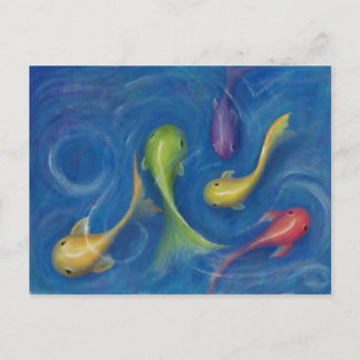 Colourful Fishy Postcard
