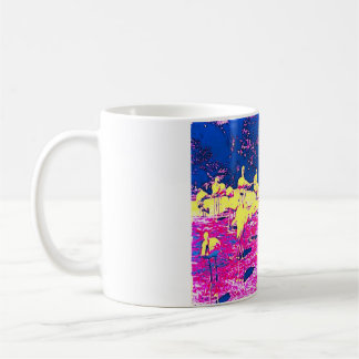 Colourful Flamingo Designed Cup