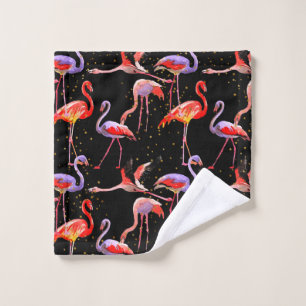 Colourful Flamingo Wash Cloth